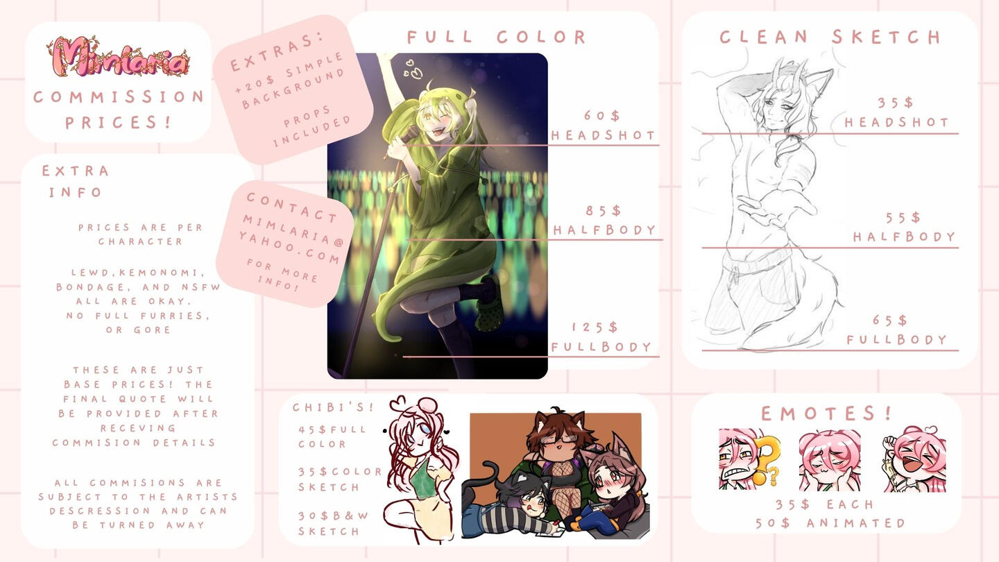 Mim's Commission Info Sheet
